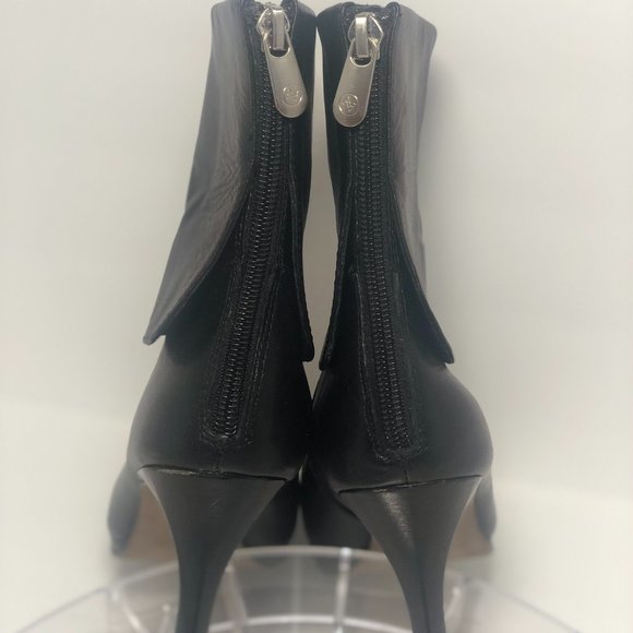 Addrienne Vitadini Leather Cuffed Bootie - Picture 4 of 11